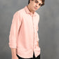 Berit Pink Textured Jacquard Shirt