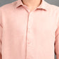 Berit Pink Textured Jacquard Shirt