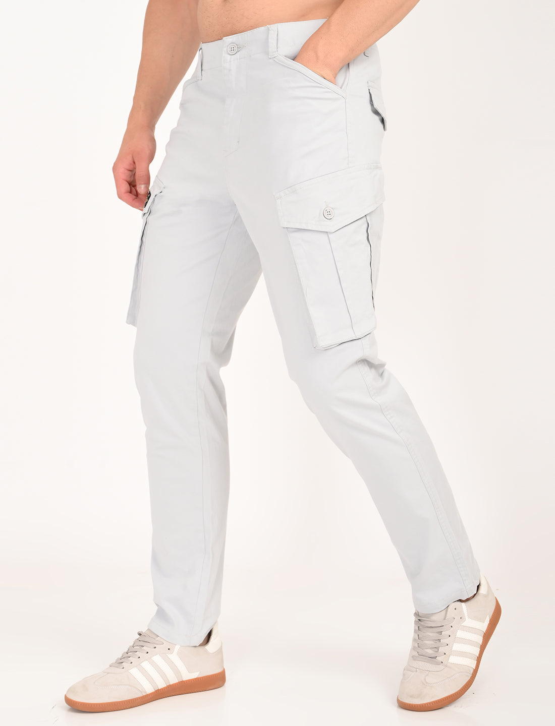 Outlander Light Grey Cargo Pant