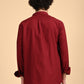 Red Solid Oxford Shirt