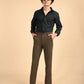 Dark Green Solid Oxford Shirt