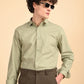 Light Green Solid Oxford Shirt
