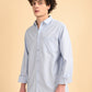 Pastel Blue Solid Oxford Shirt
