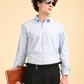 Pastel Blue Solid Oxford Shirt