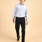 Pastel Blue Solid Oxford Shirt