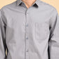 Dove Grey Solid Oxford Shirt