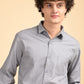 Dove Grey Solid Oxford Shirt